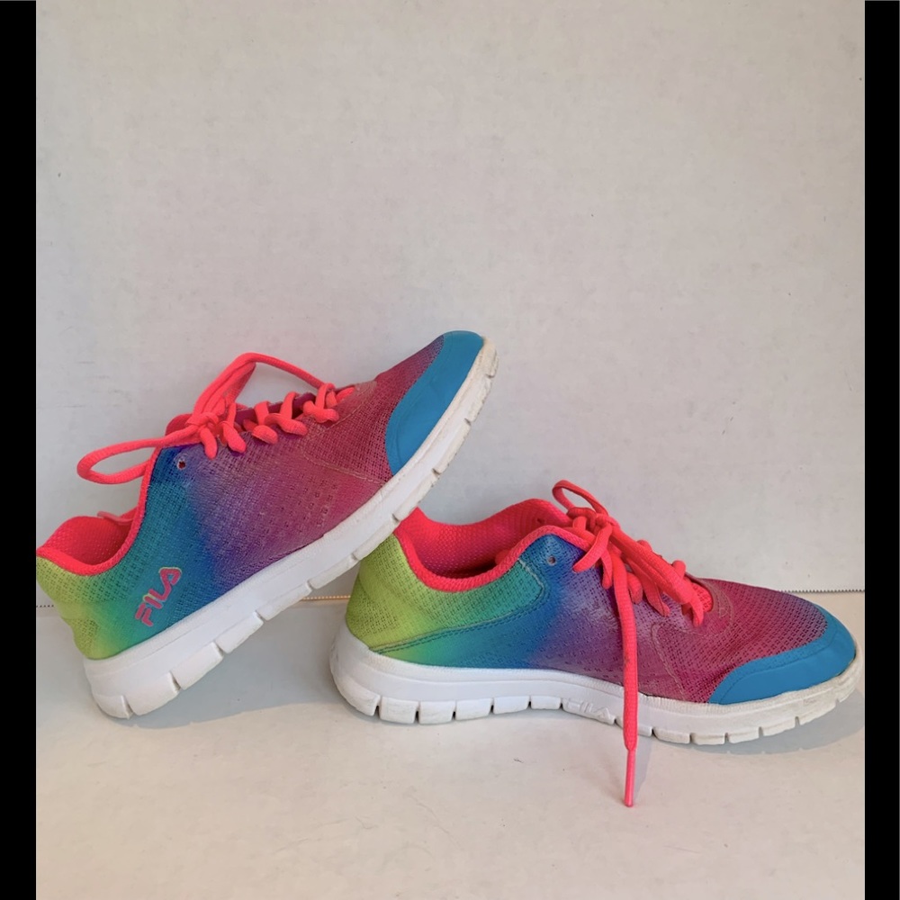 “FILA”, Girls, Size 4, Running Shoes